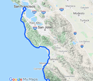 San Francisco to Big Sur